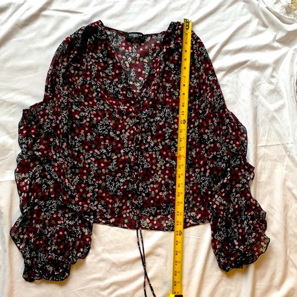 Nicholas floral sheer blouse - Picture 4 of 9